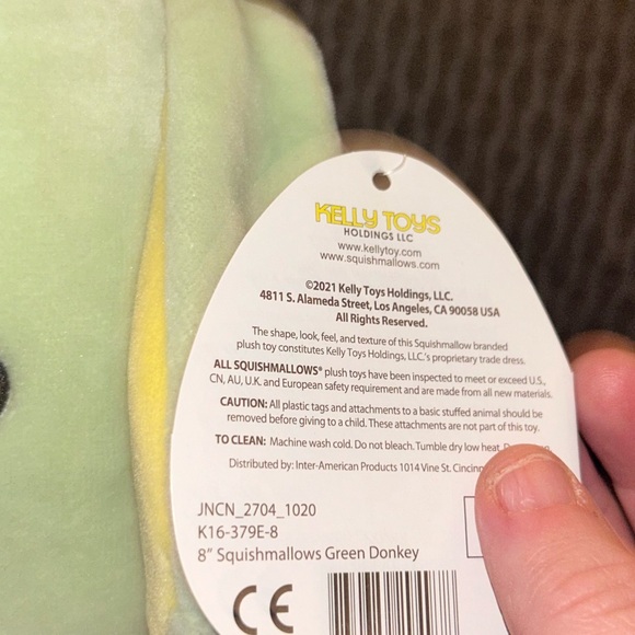 NWT Juniper the Donkey Squishmallow 8 inch - Picture 3 of 4